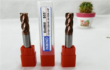 İndirimli Shank Standart Radius Freze End Mill, Yüksek Performans, HRC55