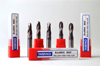 TiAlN topu mikro sonunda Mills katı sert metal kesici alet yüksek hız ile kaplı.