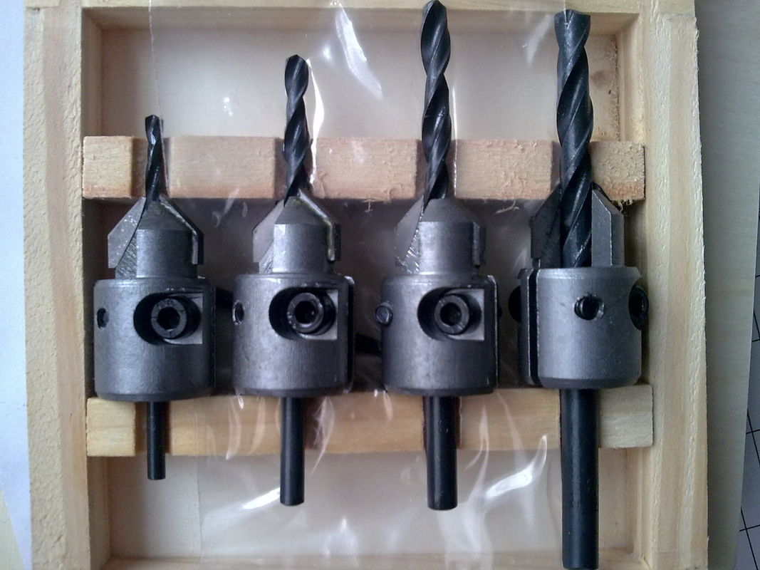 TC-004V El Aletleri Parçaları 4PCS TCT Karpit Uçlu Havşa Matkap Uçları için Matkap Uçları